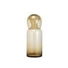 16 oz. Glass Carafe w/ 12 oz. Drinking Glass, Amber Color, Set of 2