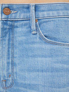 THE MID RISE DAZZLER CROP FRAY
