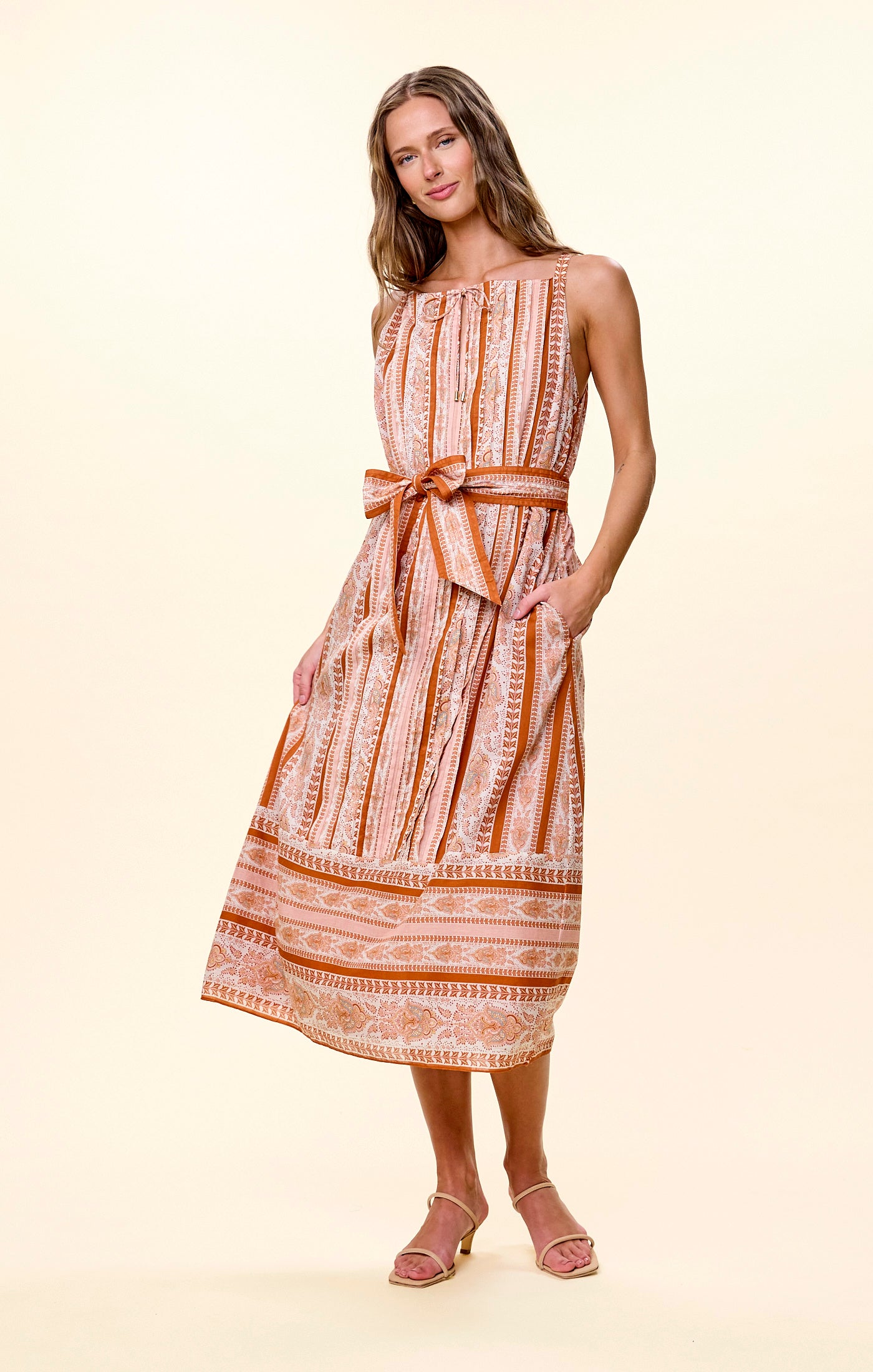 CATALAN MIDI DRESS